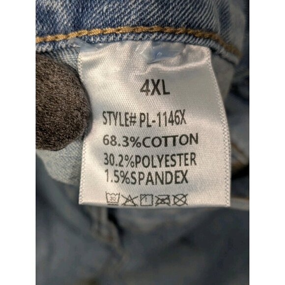 VIP Honey Cargo Jeans Womens 4XL Blue Comfort Stretch Tech Denim High Rise - Picture 4 of 15